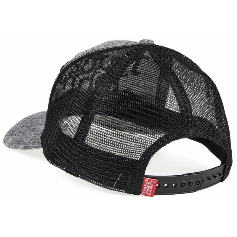 Кепка-бейсболка Lucky John GRM AM-6012, полиэстер, серый