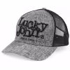 Кепка-бейсболка Lucky John GRM AM-6012, полиэстер, серый