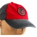 Кепка-бейсболка Lucky John GRRD AM-6013, хлопок, красный