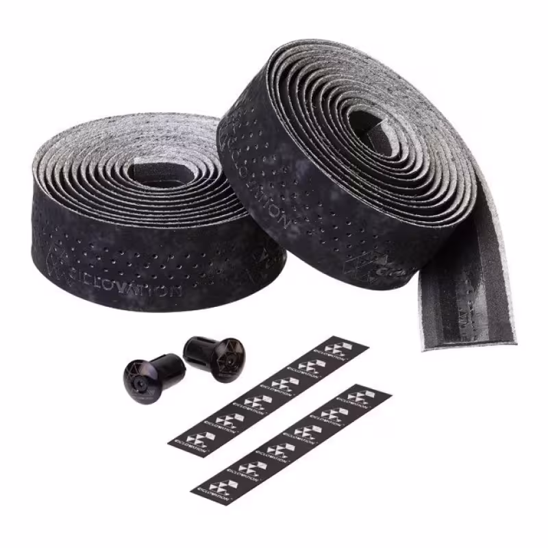 Обмотка руля Ciclovation Velvet Touch Black, 2000x30 мм, черный