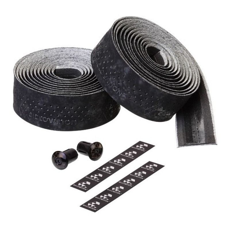 Обмотка руля Ciclovation Velvet Touch Black, 2000x30 мм, черный