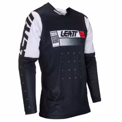 Джерси мужское Leatt Moto 4.5 Lite Jersey, полиэстер, черный, размер M (48)
