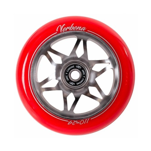 Колесо для самоката Tech Team Verbena grey, 110 мм, красный/серый