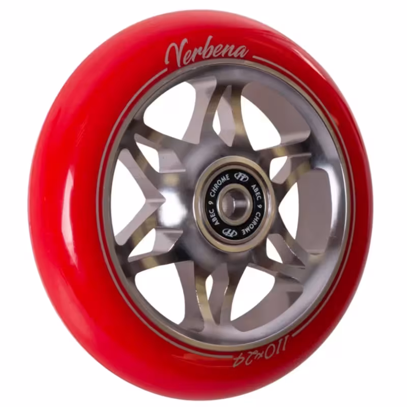 Колесо для самоката Tech Team Verbena grey, 110 мм, красный/серый