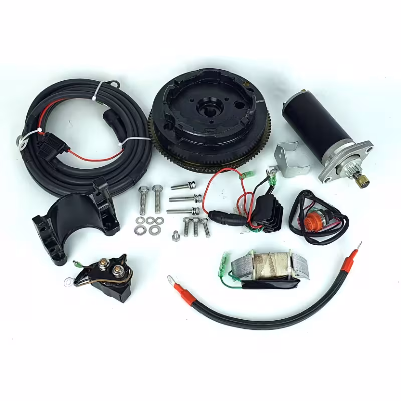 Комплект электрозапуска для лодочного мотора Yamaha T9.9-T15 и аналогов