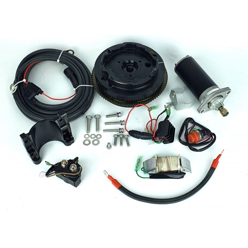 Комплект электрозапуска для лодочного мотора Yamaha T9.9-T15 и аналогов