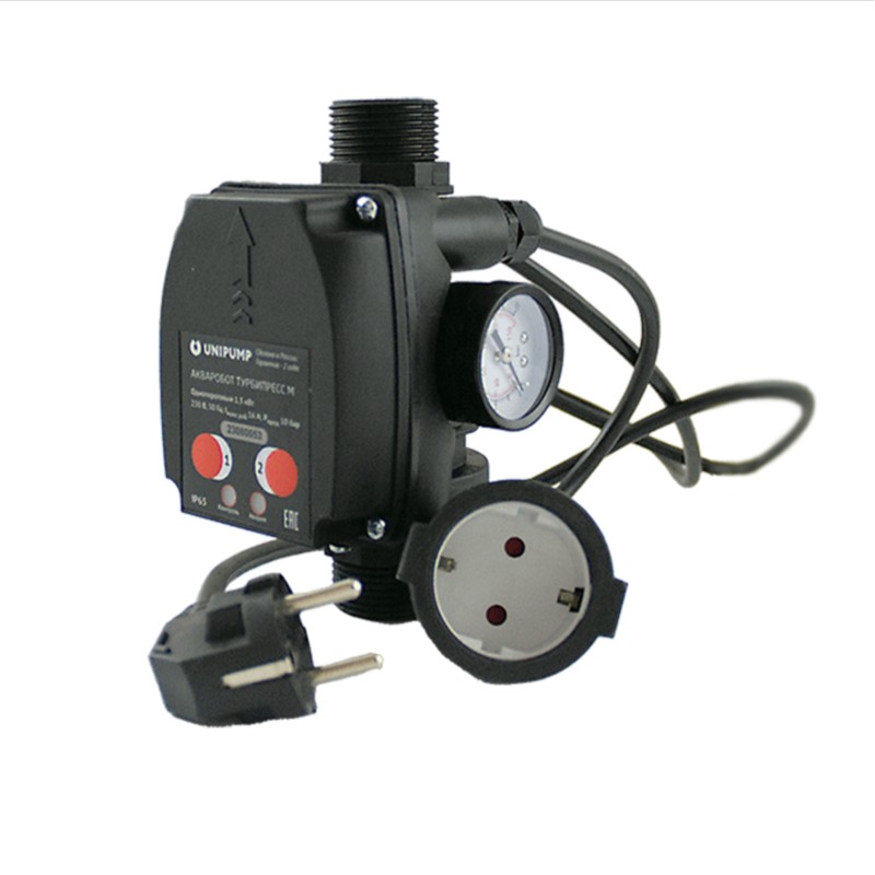 Блок управления насосом Unipump Турбипресс М с вилкой и розеткой