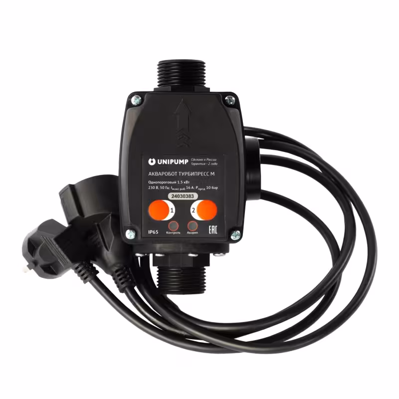 Блок управления насосом Unipump Турбипресс М с вилкой и розеткой