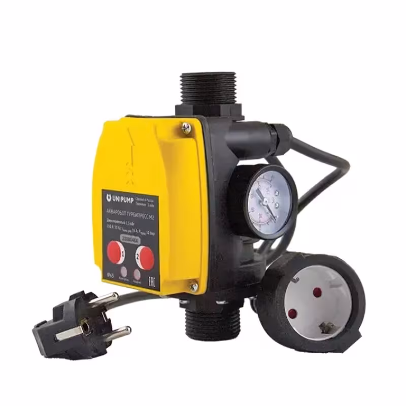 Блок управления насосом Unipump Турбипресс М2 с вилкой и розеткой