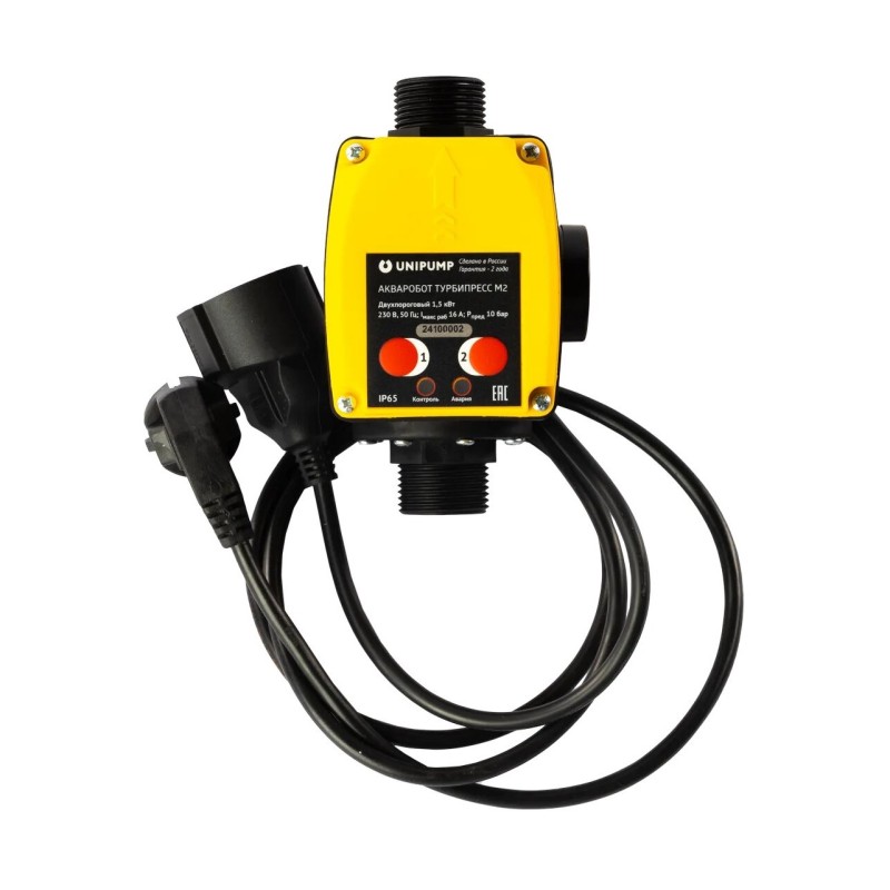 Блок управления насосом Unipump Турбипресс М2 с вилкой и розеткой