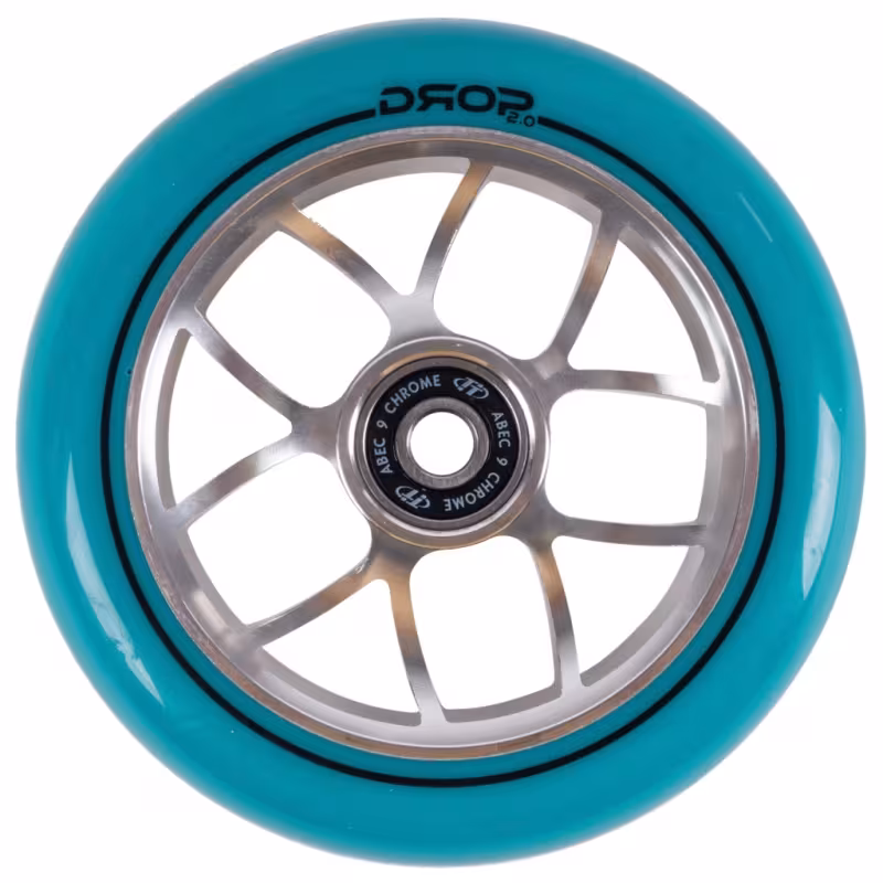 Колесо для самоката Tech Team Drop grey-celadon, 110 мм, серый/голубой