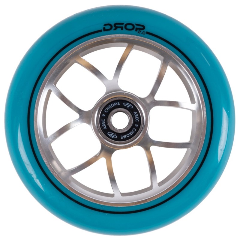 Колесо для самоката Tech Team Drop grey-celadon, 110 мм, серый/голубой