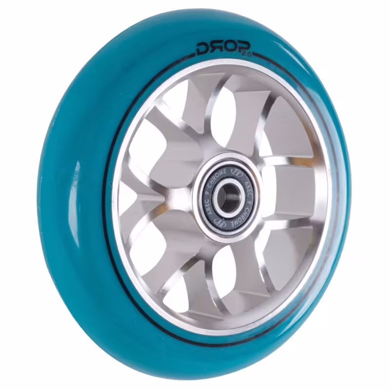 Колесо для самоката Tech Team Drop grey-celadon, 110 мм, серый/голубой