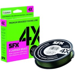 Леска плетеная Sufix SFX 4X зеленая 135 м, 0.128 мм, 5.5 кг, PE 0.6