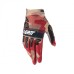 Велоперчатки Leatt Moto 2.5 X-Flow Glove RubyStone, красный/бежевый, размер M