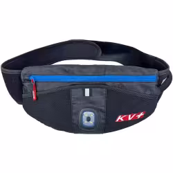 Сумка поясная для питья KV+ Marathon, черный/голубой, 1 л