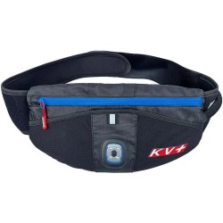 Сумка поясная для питья KV+ Marathon, черный/голубой, 1 л
