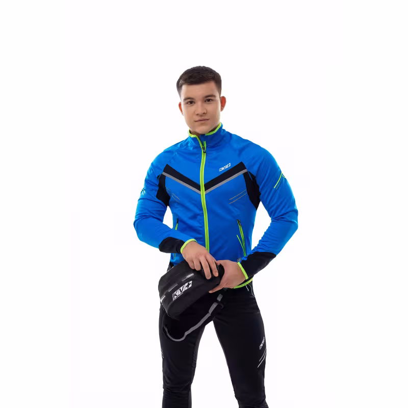 Сумка поясная для питья KV+ Thermo waist bag with Led, черный, 1 л