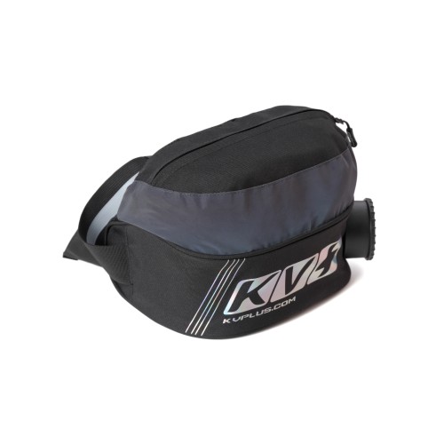 Сумка поясная для питья KV+ Thermo waist bag Reflex, черный, 1 л
