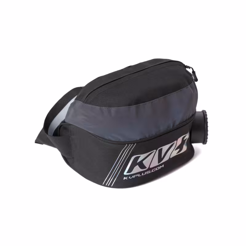 Сумка поясная для питья KV+ Thermo waist bag Reflex, черный, 1 л