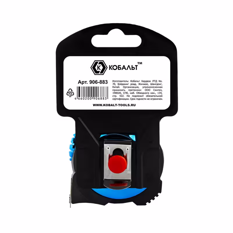 Рулетка строительная Кобальт Экстра 906-883, 3 м x 16 мм