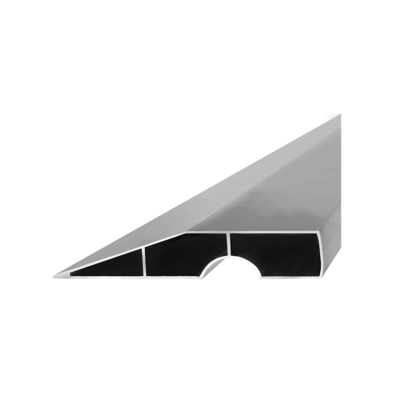 Правило алюминиевое Кобальт 911-993, трапециевидное, 2 ребра жёсткости, 1.0 м