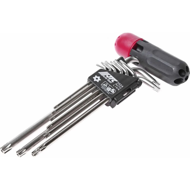 Набор ключей Torx Г-образных JTC-3924, T10H-T50H, 9 предметов