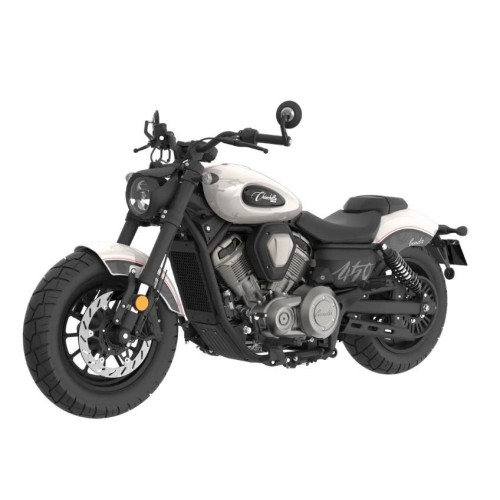 Мотоцикл крузер Benda Chinchilla 500, белый