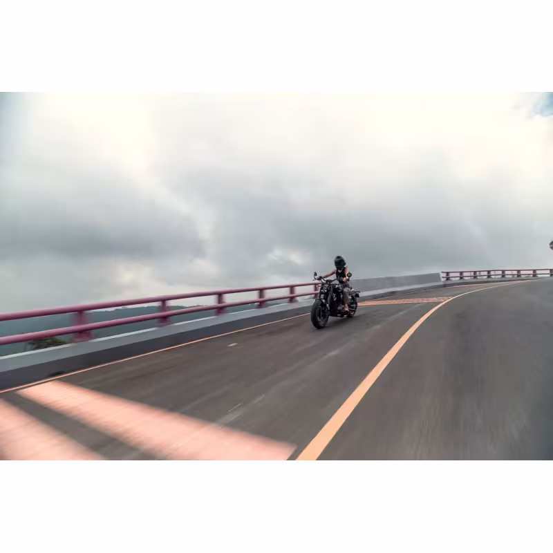 Мотоцикл крузер Benda Chinchilla 500, белый