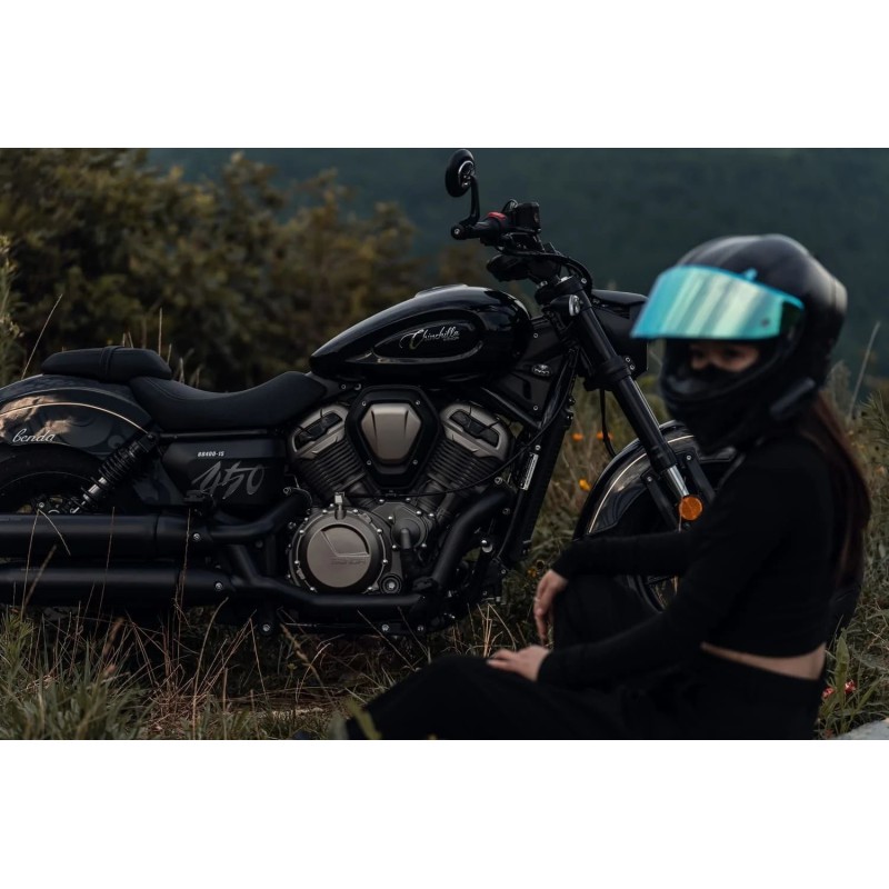 Мотоцикл крузер Benda Chinchilla 500, белый