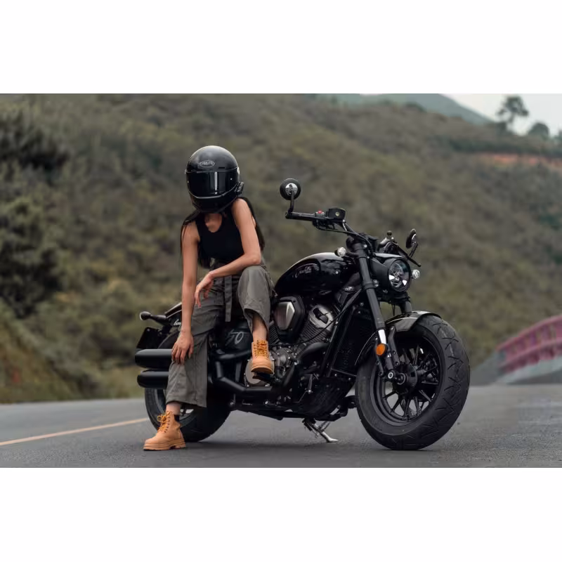 Мотоцикл крузер Benda Chinchilla 500, белый