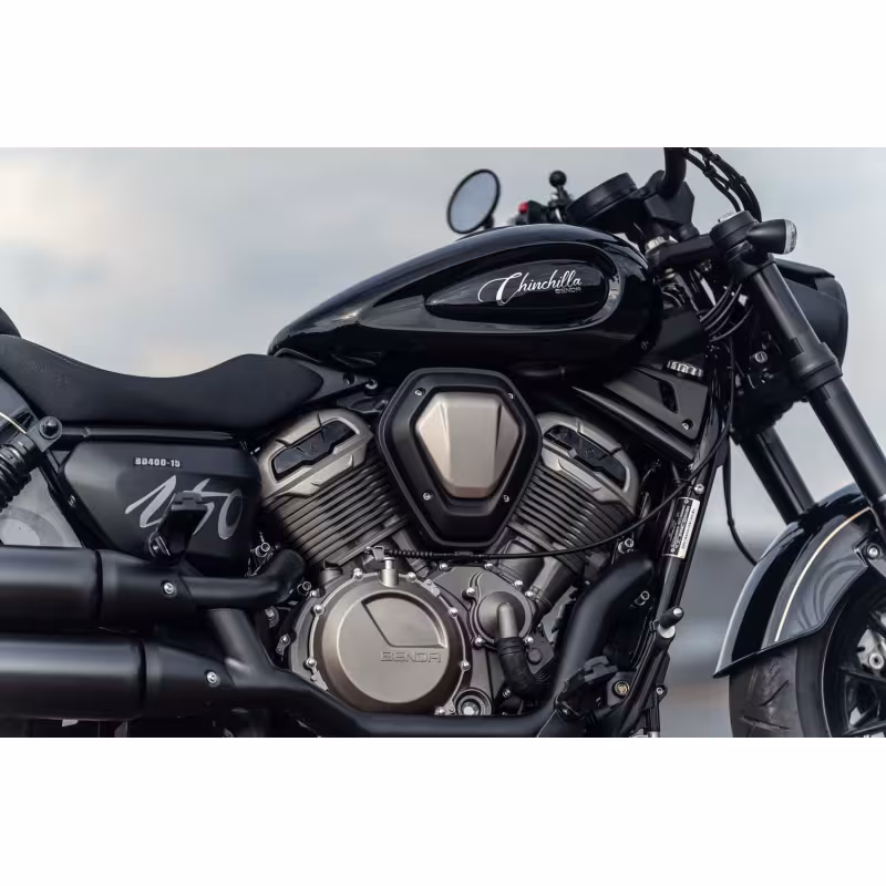 Мотоцикл крузер Benda Chinchilla 500, белый