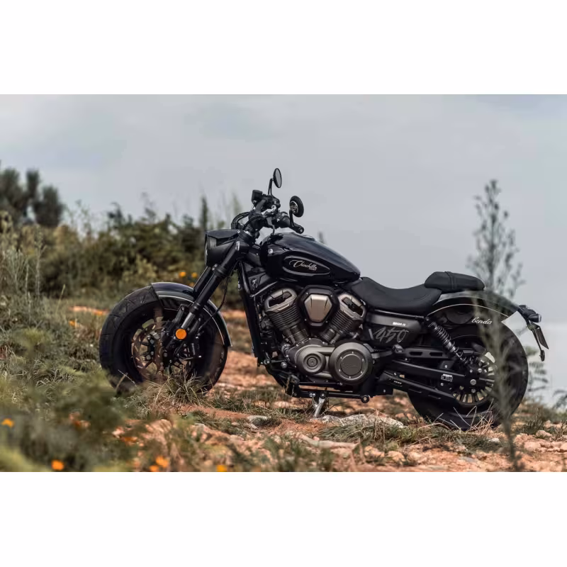 Мотоцикл крузер Benda Chinchilla 500, белый