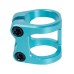 Зажим (хомут) для самоката Tech Team Zefir Lite Emerald NN012121, 2 болта, 34.9 мм, голубой