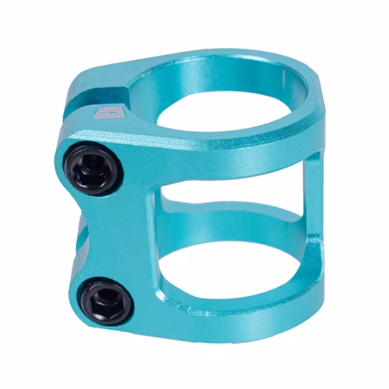 Зажим (хомут) для самоката Tech Team Zefir Lite Emerald NN012121, 2 болта, 34.9 мм, голубой