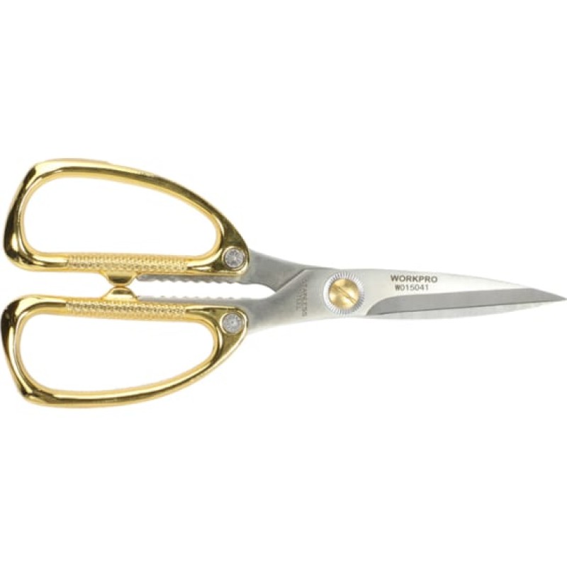 Ножницы цельнометаллические Workpro, 185 мм