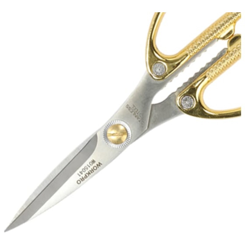 Ножницы цельнометаллические Workpro, 185 мм