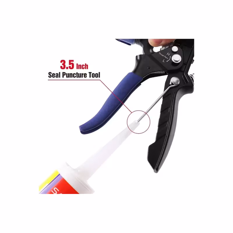 Пистолет полуоткрытый для герметика Workpro WP224001, 230 мл