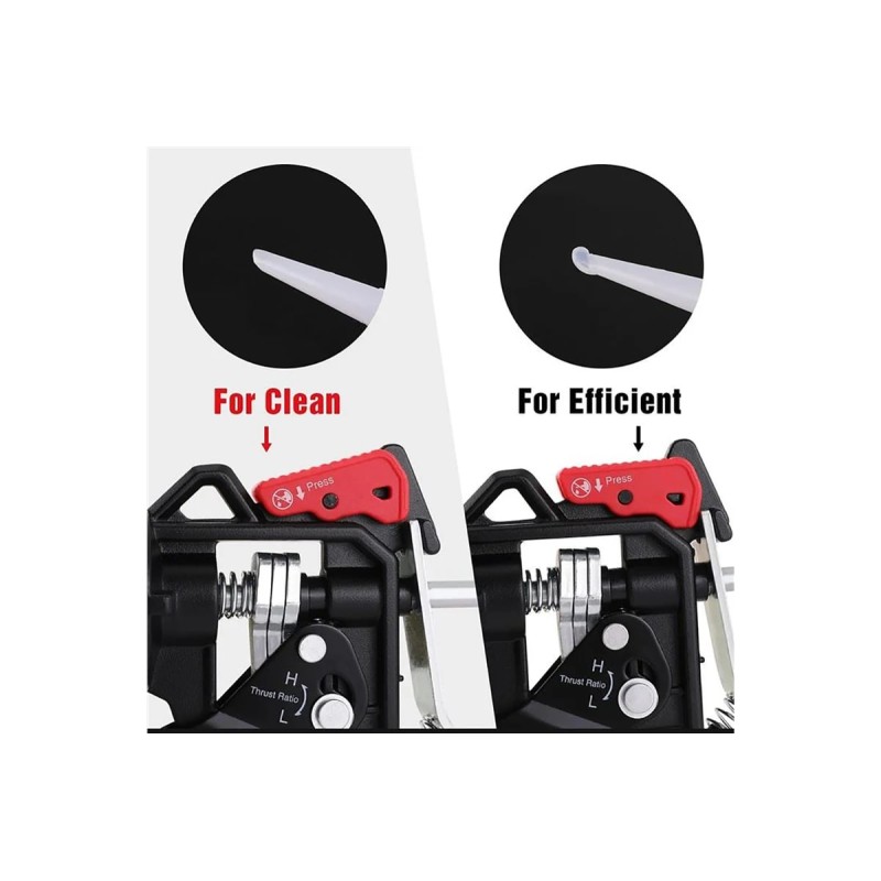 Пистолет полуоткрытый для герметика Workpro WP224001, 230 мл