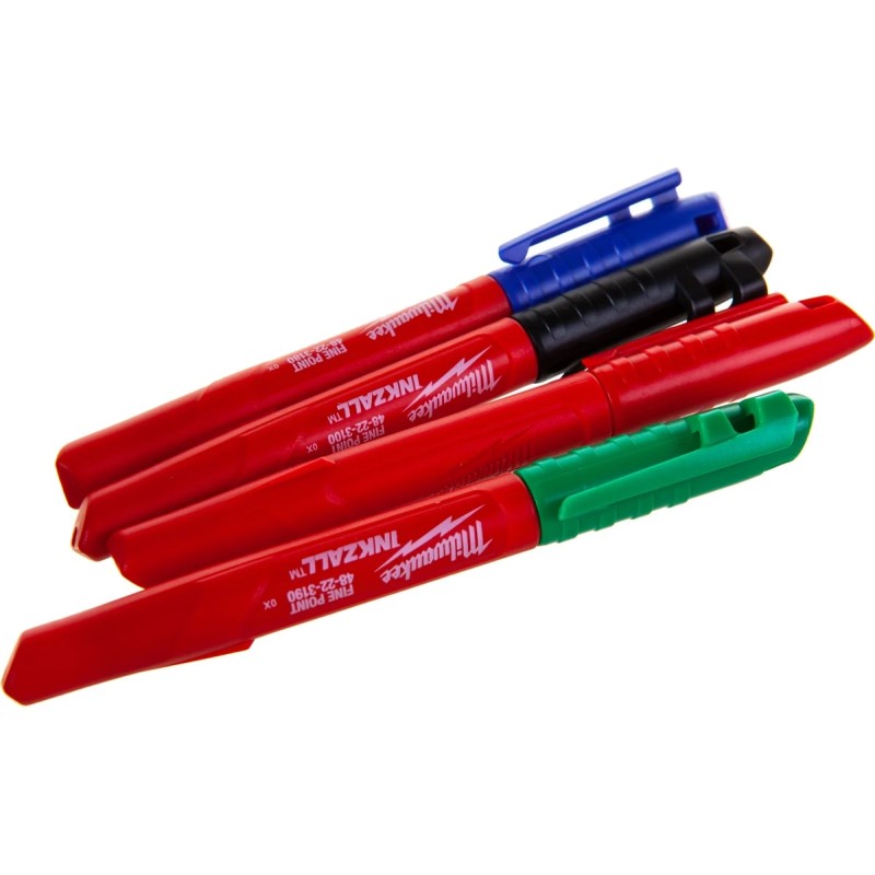 Набор маркеров Milwaukee 48223106, 4 шт.