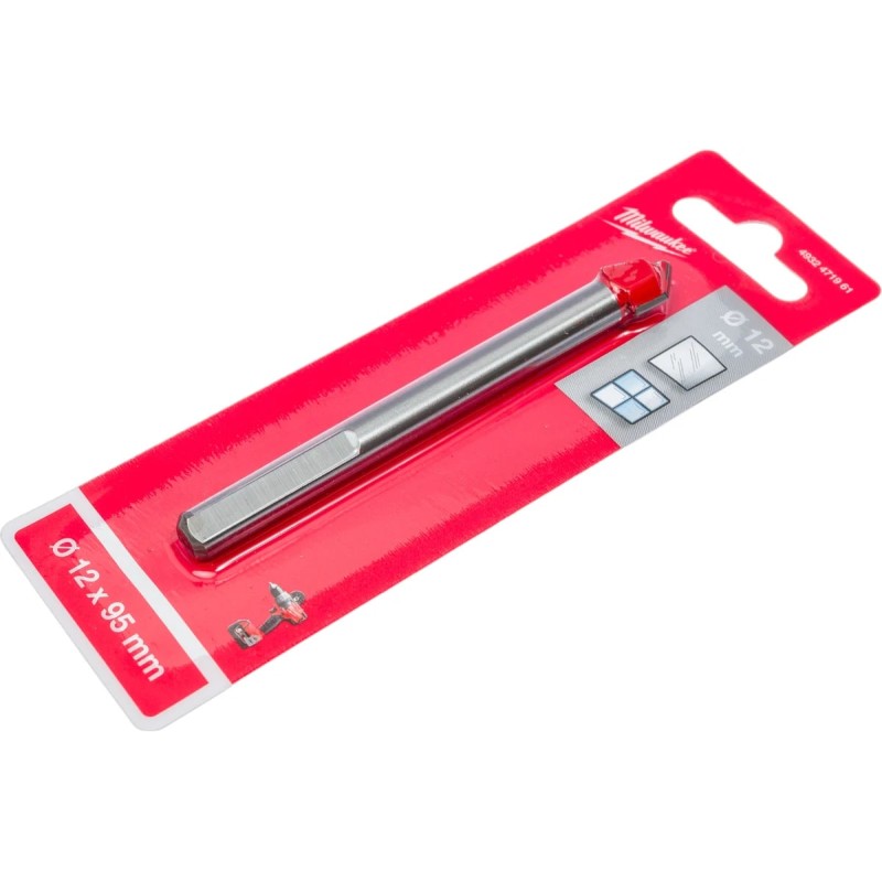 Сверло по стеклу и плитке Milwaukee 4932471961, 12x95 мм GEN II