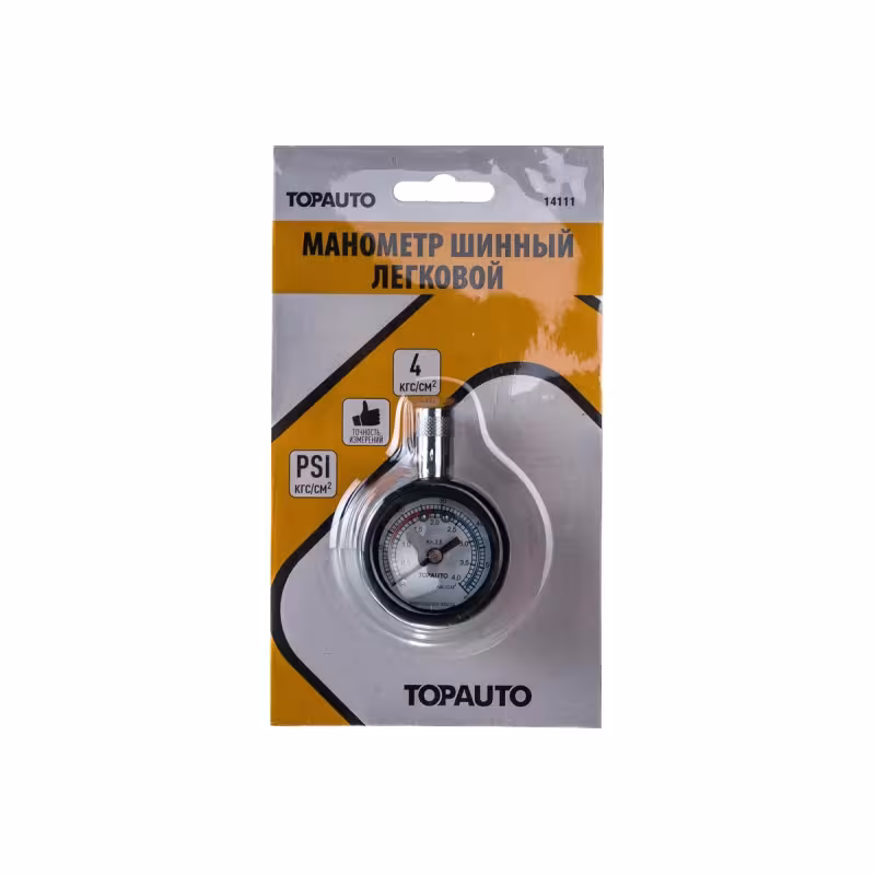 Манометр легковой TopAuto 14111