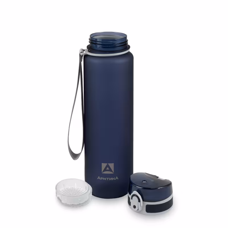 Бутылка тритановая Арктика 720-1000, 1 л, синий матовый