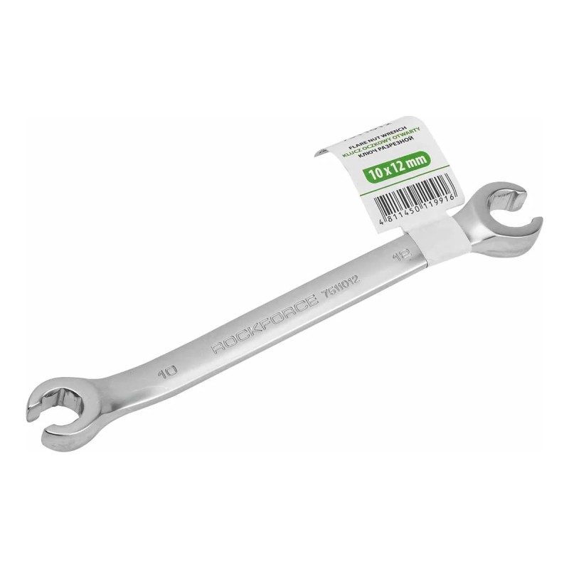 Ключ разрезной RockForce RF-7511012, 10х12 мм, 152 мм