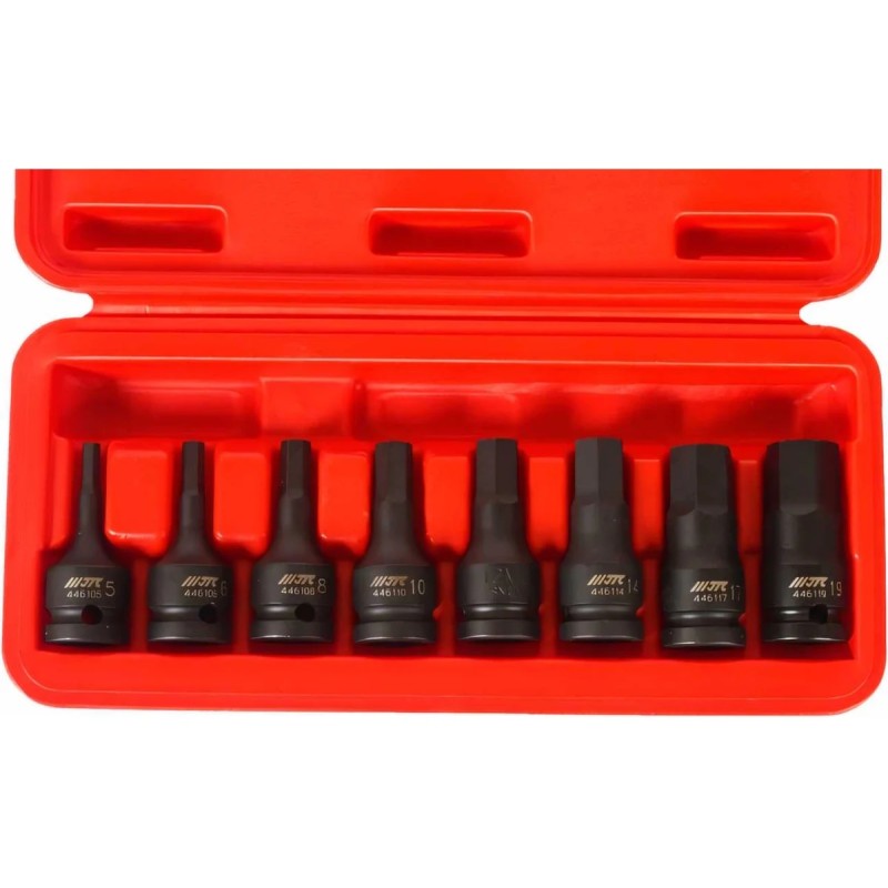 Набор головок ударных JTC-J408H, 8 предметов