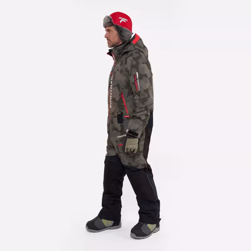 Комбинезон мужской Finntrail Widetrack 3852 CamoShadowGreen, мембрана Hard-tex, размер 58-60 (XXL), 185-195 см