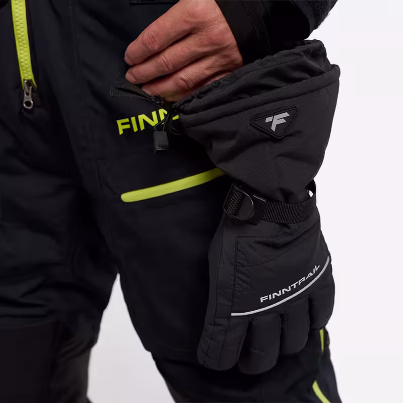 Мотоперчатки зимние Finntrail Freeride 2700 Graphite, черный, размер XL