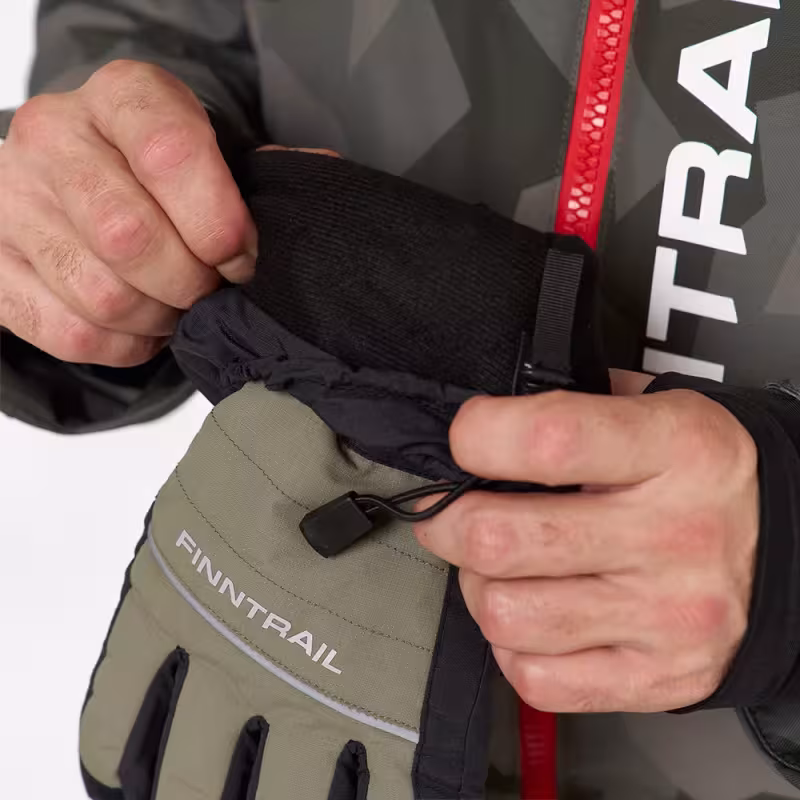 Мотоперчатки зимние Finntrail Freeride 2700 Khaki, хаки, размер L