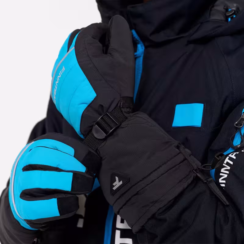 Мотоперчатки зимние Finntrail Freeride 2700 Blue, синий, размер S