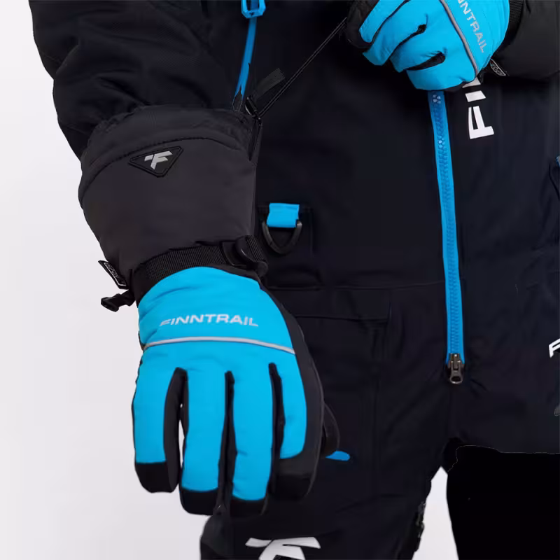 Мотоперчатки зимние Finntrail Freeride 2700 Blue, синий, размер M
